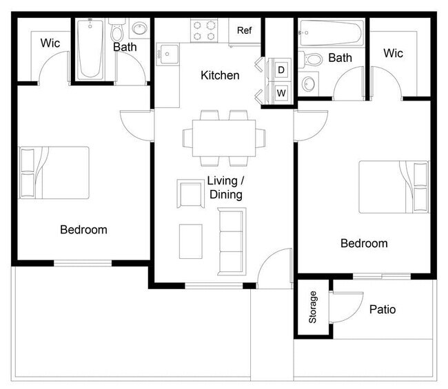 Unit 143 145 floor plan